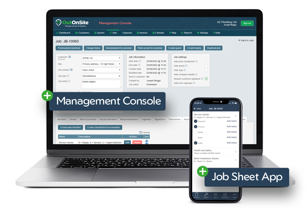 Job Management Software App